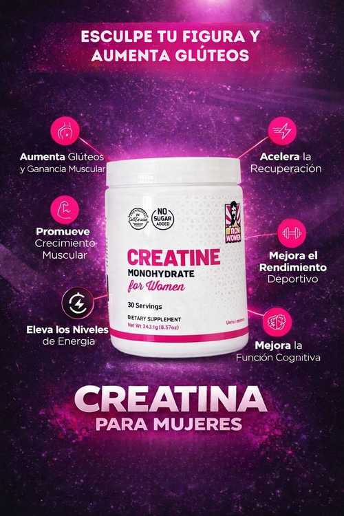 CREATINA MONOHIDRATADA OLD SCHOOL PARA MUJERES